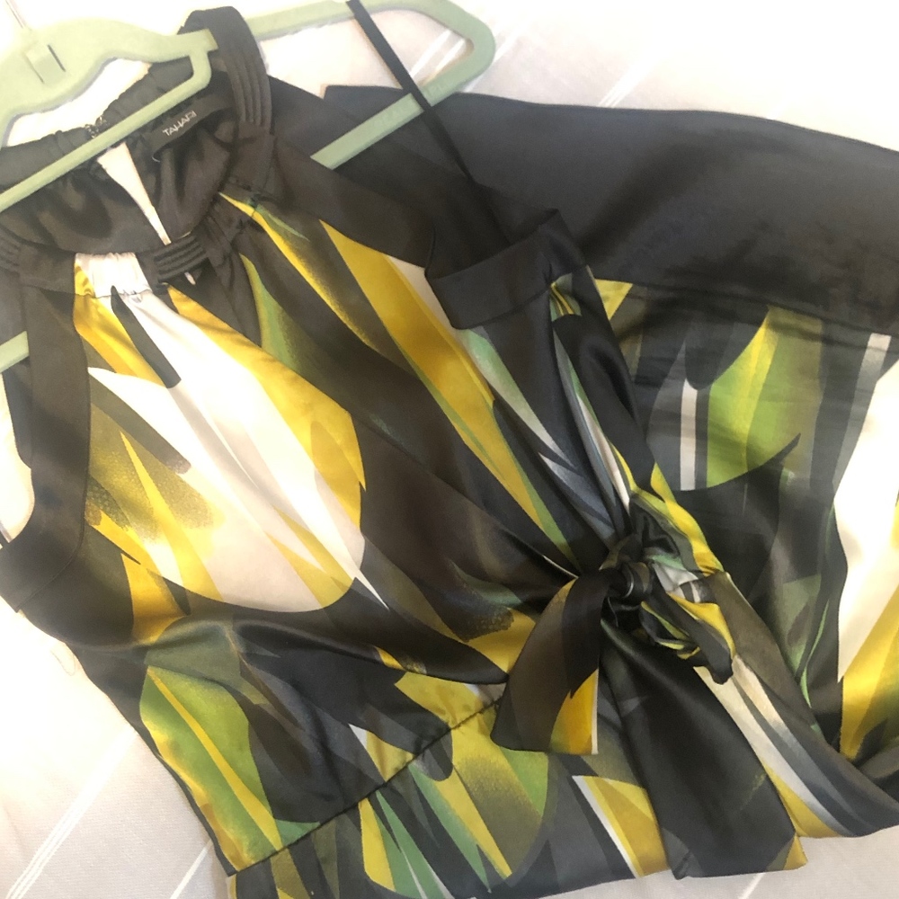 EUC Tahari Faux Wrap Dress